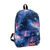 Multicolor ladies canvas backpack girl student backpack - Happy Feet